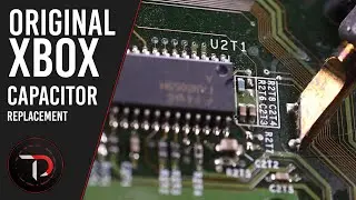 Capacitors blew inside this Original Xbox