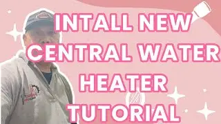 Plumbing job Remove old central water heater and Install new central water heater.@lonjawon tv290