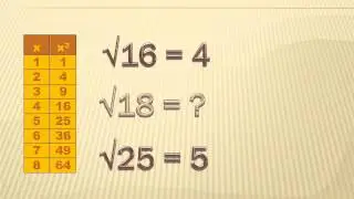 Number Sense - Approximating and Finding Square Roots: 8th grade math