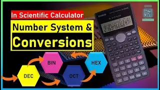 Number System Conversion in Calculator | Easy way to convert Binary Decimal Octal Hexadecimal
