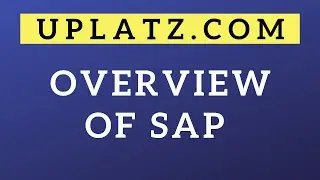 Overview of SAP | How to start Career in SAP | Become an SAP Consultant | SAP - ERP | SAP | Uplatz
