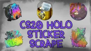 CS20 Sticker Capsule Scrape - CS20 Classic Holo, Boost Holo, Rush 4x20, Fire in the Hole Holo