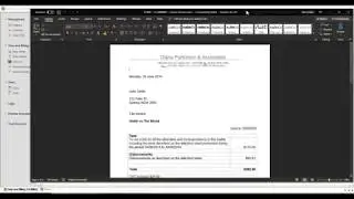 Creating an Invoice