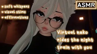 Comforting Train Ride Home ASMR 🚂 【3DTuber | VRChat】
