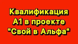 Квалификация А1, в проекте 