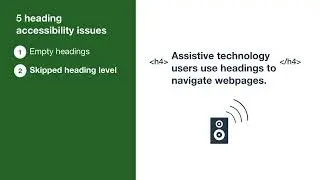 5 heading accessibility issues to avoid