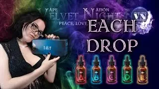 Жидкость Each Drop. Необычная жижа в обычном стекле.