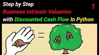Discounted Cash Flow Valuation in Python - Intrinsic Stock Valuation - Investment Principle - Part 1