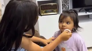 Los feria  Salomé le maquilla a Isabella para ir a jugar bolos 🫶🏼😘😍😅