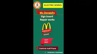 MC Donald's Signboard works_May2023
