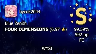 hyeok2044 | xi - Blue Zenith [FOUR DIMENSIONS] 99.59% {592pp FC}