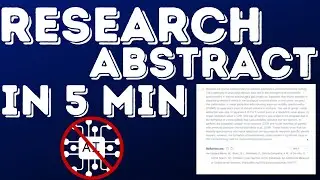 Write A Research Study Abstract in 5 Minutes Without AI: A Step by Step Guide