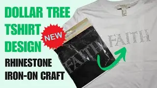 Dollar Tree Tshirt Design - Affordable Rhinestone Design From The Dollar Tree