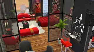 Lovestruck Apartment (1310 21 Chic Street) + LOVESTORY Pt 2 🌆 Sims 4 Speed Build Stop Motion (NO CC)