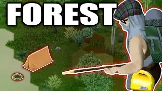 I Survived 100 DAYS In The FOREST With a HORDE MOD