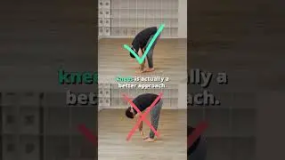 Bent Knees Work Great in Forward Folds