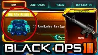 *NEW* BLACK OPS 3 DLC WEAPONS SUPPLY DROPS BIG BOX BUNDLE OPENING!! 6 DLC WEAPONS 100 SUPPLY DROPS!!