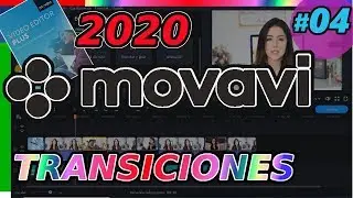 Movavi Video Editor 2020: TRANSICIONES Tutorial 04 Principiantes, Cómo usar. Español Plus