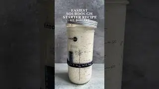 The Easiest Zero-Waste Sourdough Starter Recipe Ever! 