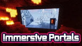 ПРОЗРАЧНЫЕ ПОРТАЛЫ В МАЙНКРАФТ. Immersive Portals. ОБЗОР МОДОВ #47
