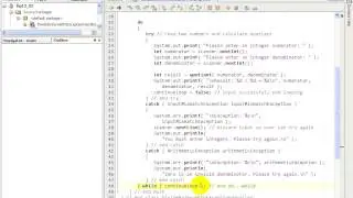 F2L4@3 DivideByZeroWithExceptionHandling java arithmetic and input mismatch exceptions