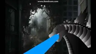 Godzilla 2014 Flash animation test
