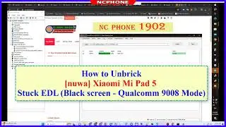 How to Unbrick Xiaomi Pad 5 Stuck EDL Black Screen - Qualcomm 9008 Mode