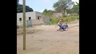 Jogando bola e fazendo desafio e deu tudo errado kkk