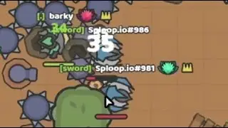 Sploop.io Take Over | 4 VS ALL | Ruby ORE