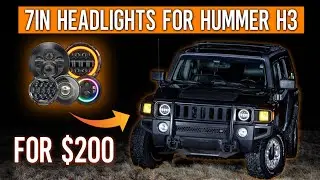 How To Install 7in Jeep Lights On A Hummer H3