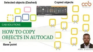 HOW TO COPY OBJECTS IN AUTOCAD