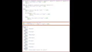 Conditional Statements:  if-Else if-Else, Switch, Question Mark (Ternary) Operator