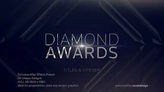 Best Diamond Awards Opener 2020 - 100% After Effects