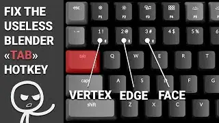 Say Goodbye to TAB Key Hassle in Blender with This Pro Tip! - Instantly Switch From Object Mode