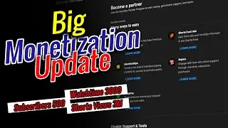 සුබ ආරංචියක් | YouTube Big Monetization Update 2023