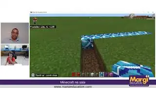 Minecraft com o aluno Heitor:  Artes (Mosaico)