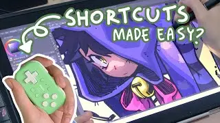 ☆ I hate keyboard shortcuts ☆ 8BitDo Mini Gamepad Review for Artists!