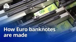 How euro banknotes are produced