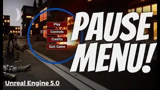 Unreal Engine 5 - Pause Menu - FPS Part 08