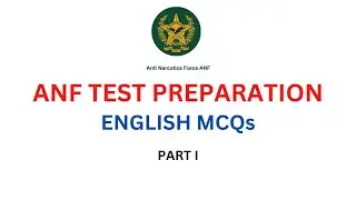 ANF English Important MCQs Part 1 | ANF Test Preparation