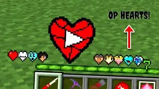 Minecraft But, There are Youtuber Hearts..!! #minecraftbut #minecraft