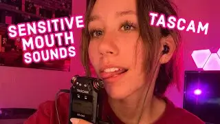 ASMR | fast and SENSITIVE mouth sounds + hand movements (tongue swirls, clicking, tktktk, etc.)