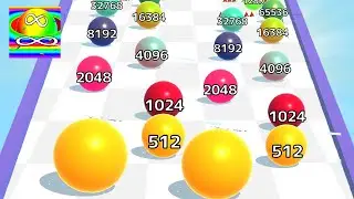 Jelly Run, Ball Run Infinity, Level Up Number Infinity - Gameplay Mobile Walkthrough Android