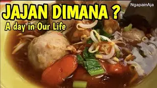 SABTU PAGI, JAJAN KAIN, JAJAN BAKSO, CUCI MOTOR