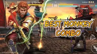 The best monkey king combo that you can perform 🐵 || shadow fight arena