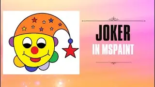 How to Draw Joker in MS Paint