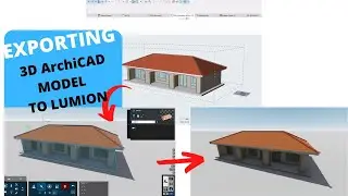 Exporting 3D ArchiCAD model into Lumion
