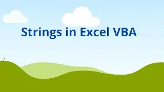 Strings in excel VBA | Part 7 | VBA Tutorial