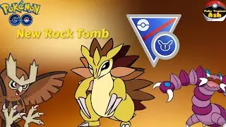 *New* Rock Tomb Sandslash one shots my opponents! (Pokémon Go Battle League Pvp)