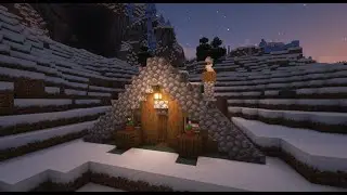 Minecraft | How To Build A Simple Winter Cabin